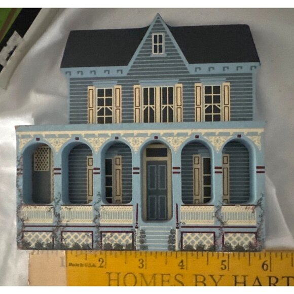 Product Title: Handcrafted Wooden Victorian Rose Cape May NJ Wall Art By Shelia - Picture 4 of 4